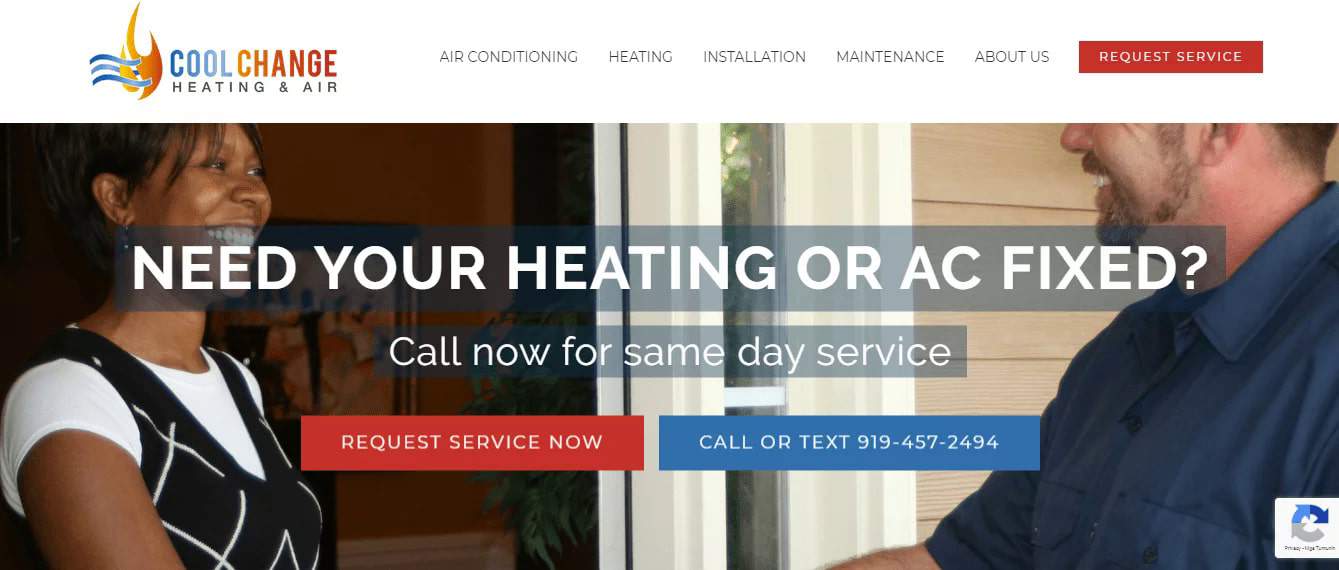 Cool Change Heating & Air's Homepage