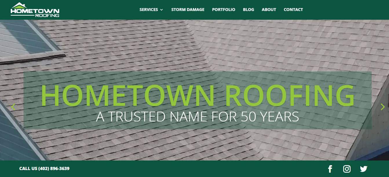 Hometown Roofing's Homepage