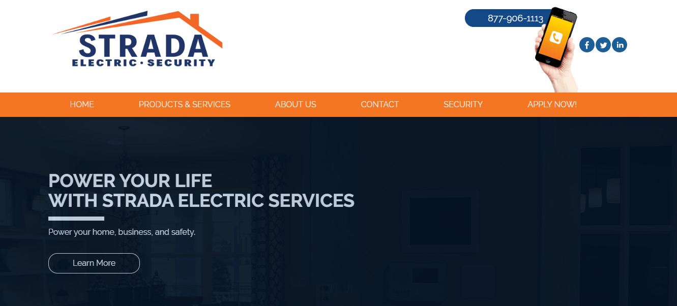 Strada Electric's Homepage