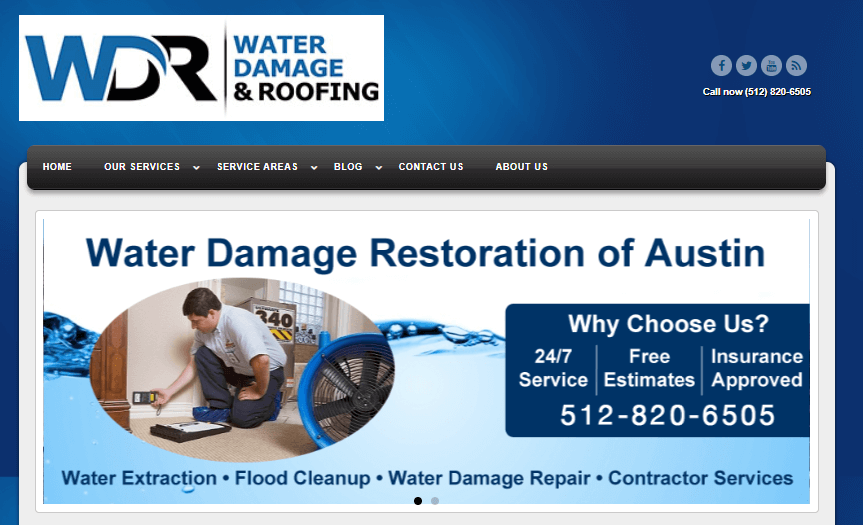 Water Damage Restoration of Austin's Homepage