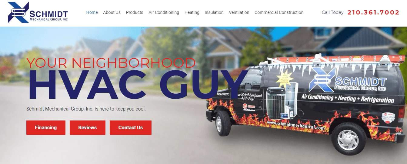 Schmidt Mechanical Group, Inc.'s Homepage