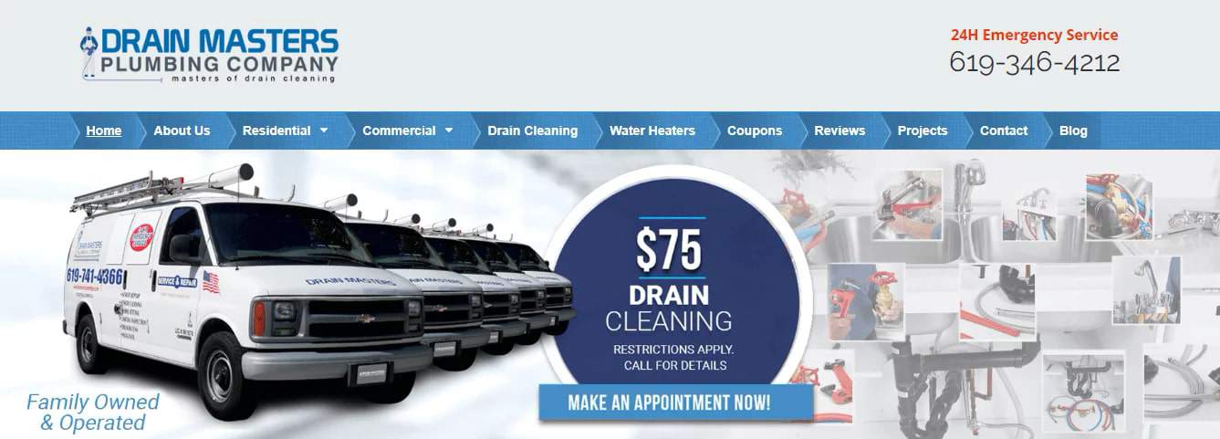 Drain Masters' Homepage