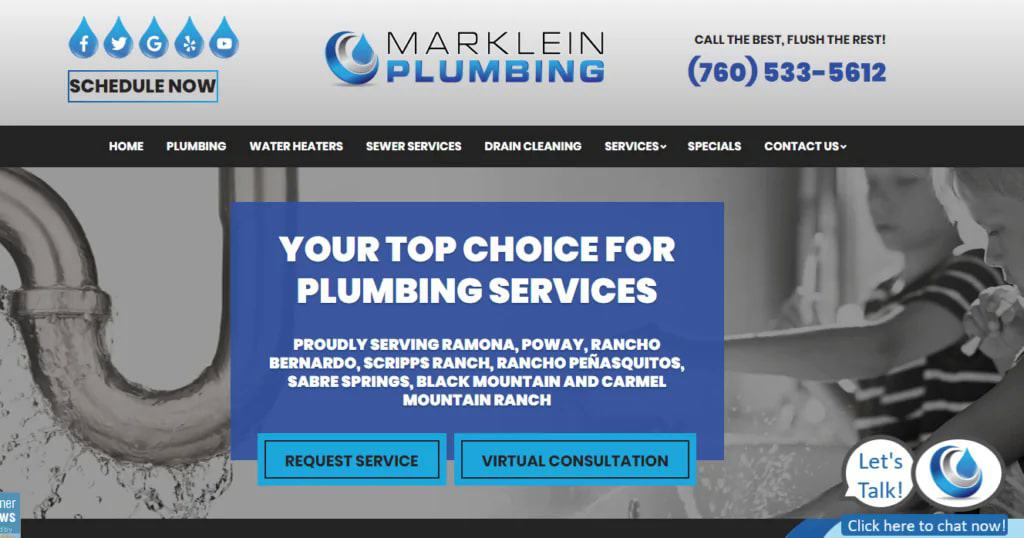 Marklein Plumbing's Homepage