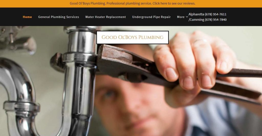 Good Ol'Boys Plumbing's Homepage