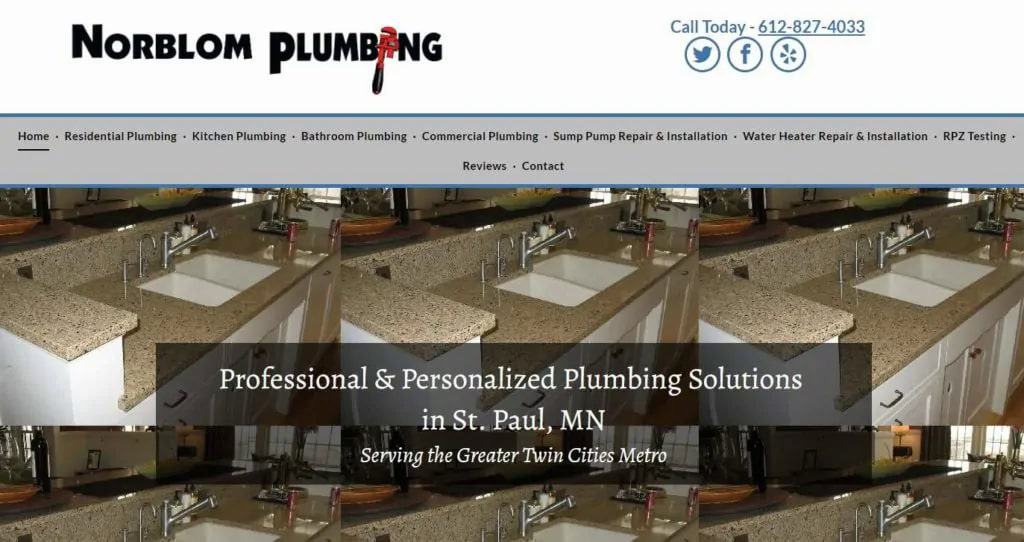 Norblom Plumbing's Homepage