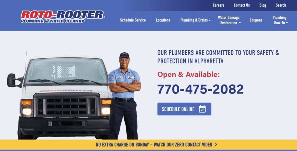 Roto-Rooter Plumbing and Water Cleanup's Homepage