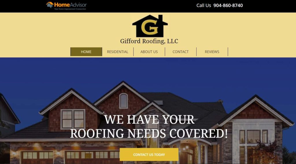 Gifford Roofing LLC's Homepage