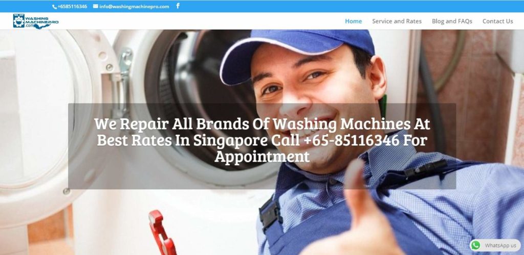 WashingMachinePro.com's Homepage