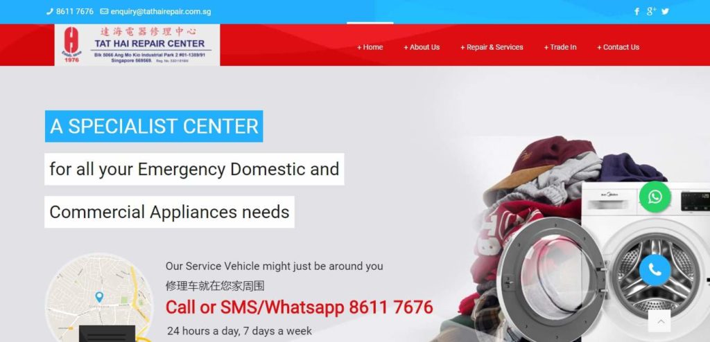 Tat Hai Repair Center's Homepage