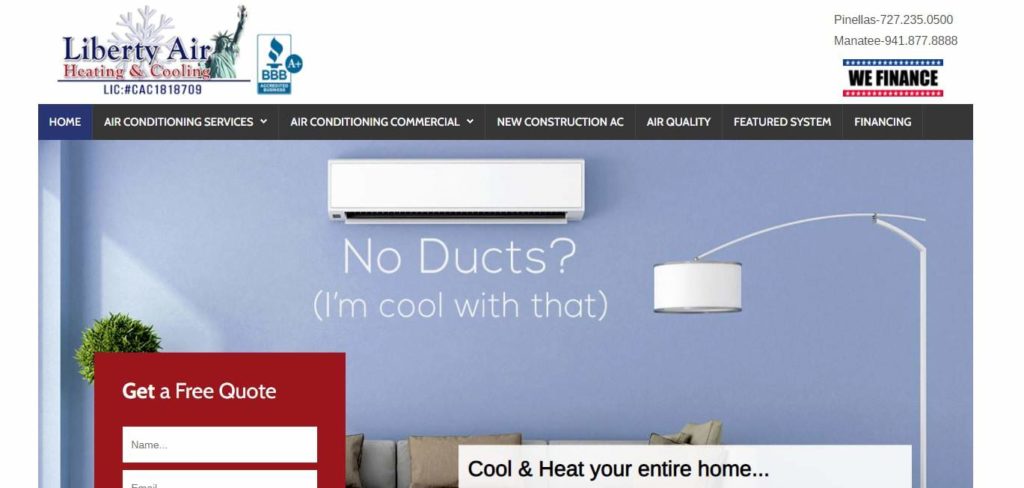 Liberty Air Heating & Cooling's Homepage