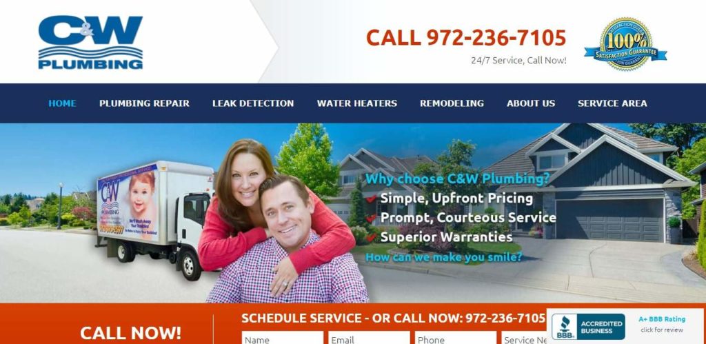 C & W Plumbing's Homepage