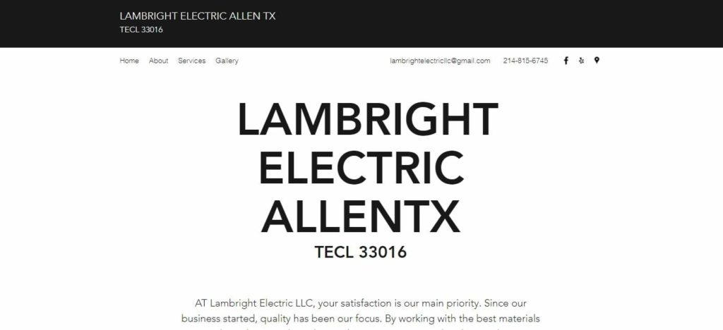 Lambright Electric's Homepage