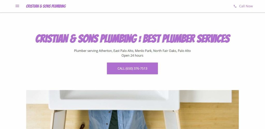 Cristian & Sons Plumbing's Homepage