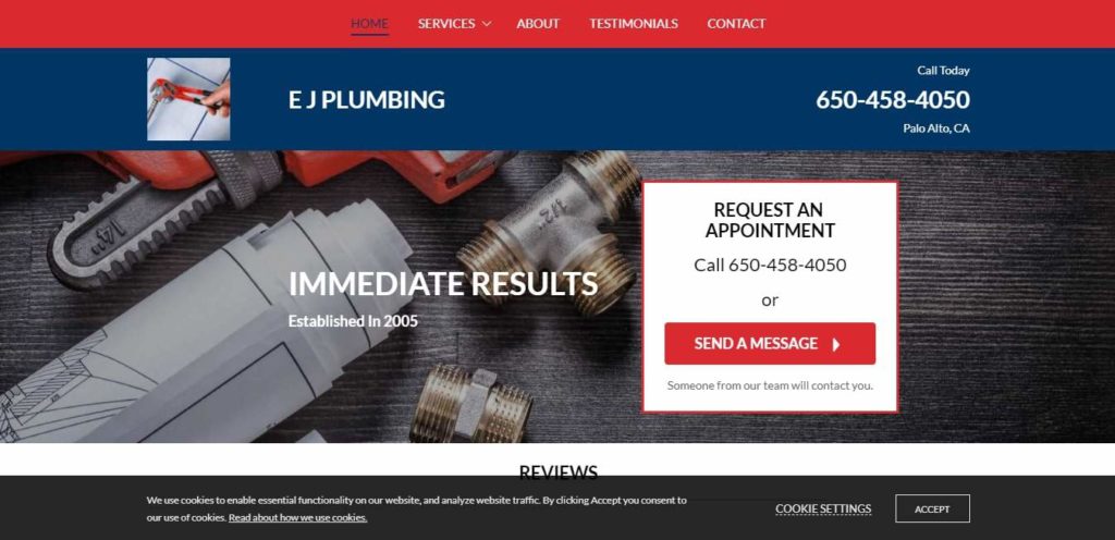 E J Plumbing's Homepage