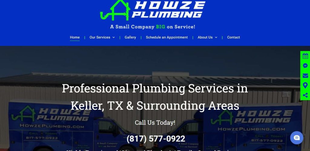 Howze Plumbing's Homepage