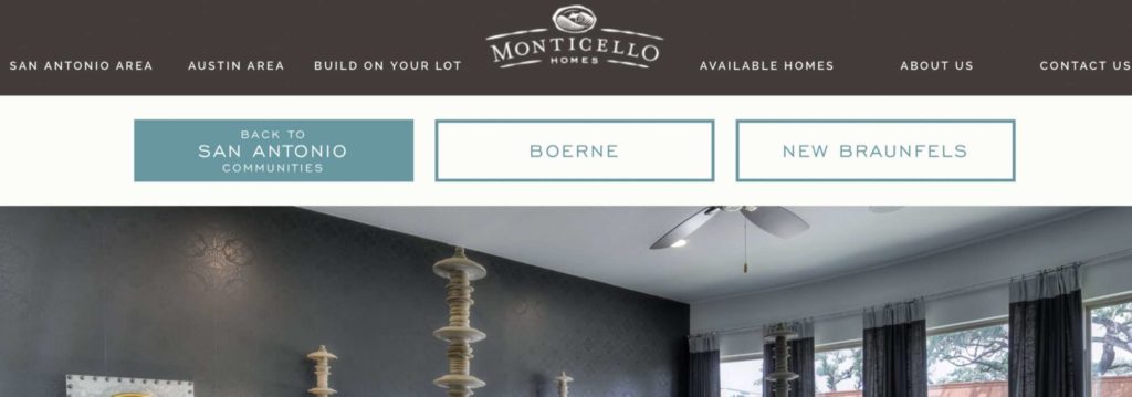 Monticello Homes' Homepage