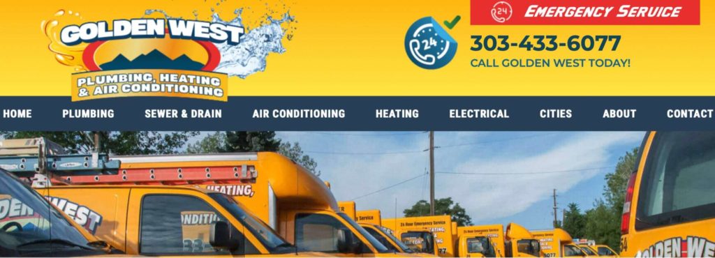 Golden West Plumbing, Heating & Air Conditioning's Homepage