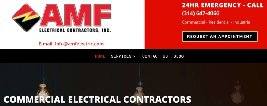 AMF Electrical Contractors, Inc.'s Homepage