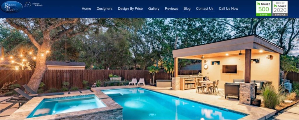 Reliant Pools' Homepage