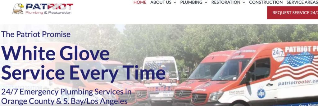 Patriot Plumbing & Restoration's Homepage