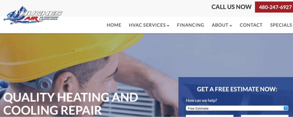 Hughes Air Heating & Cooling's Homepage