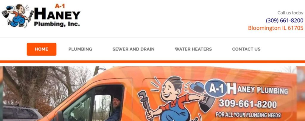 A-1 Haney Plumbing Inc.'s Homepage