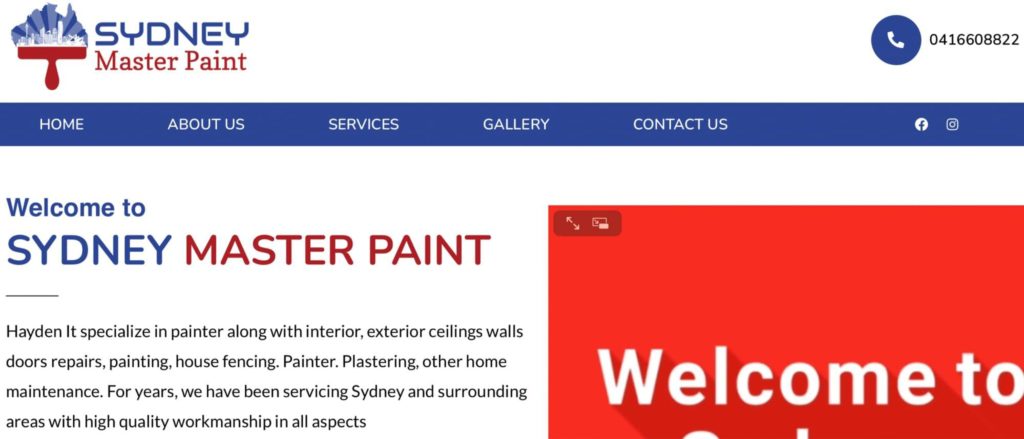 Sydney Master Paint's Homepage