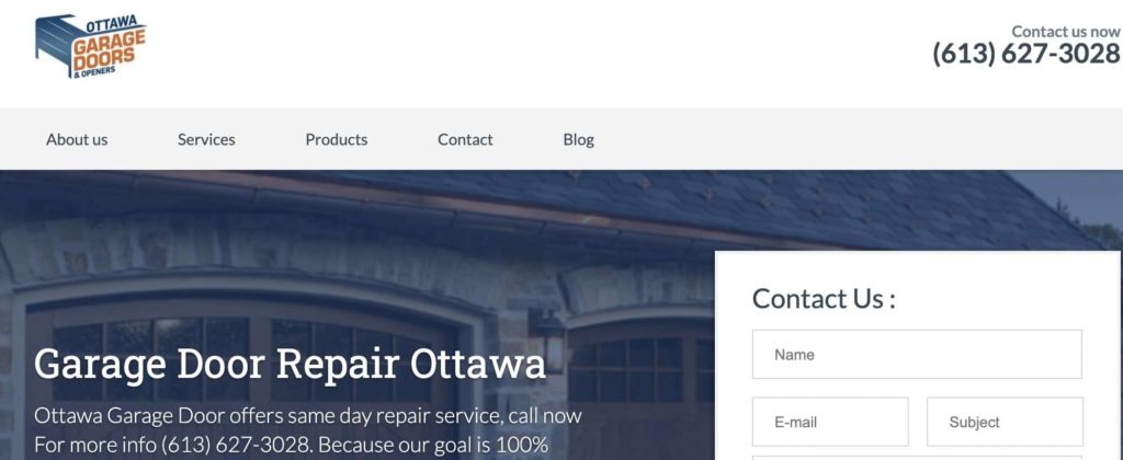 Ottawa Garage Doors & Openers' Homepage