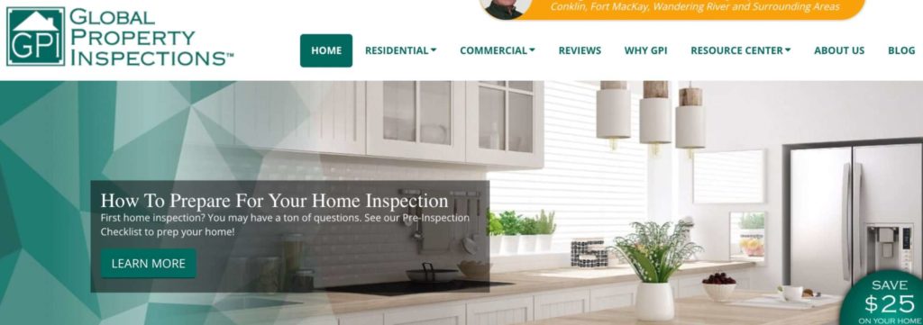 Global Property Inspections' Homepage