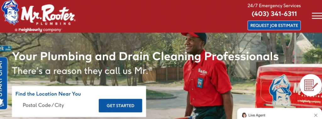 Mr. Rooter Plumbing's Homepage