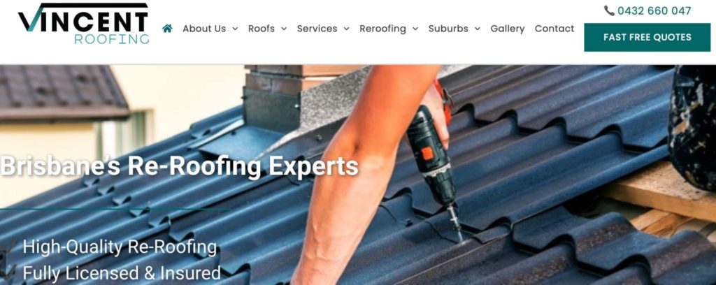 Vincent Roofing's Homepage