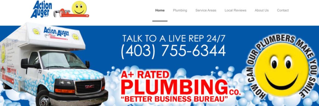 Action Auger Plumbing's Homepage