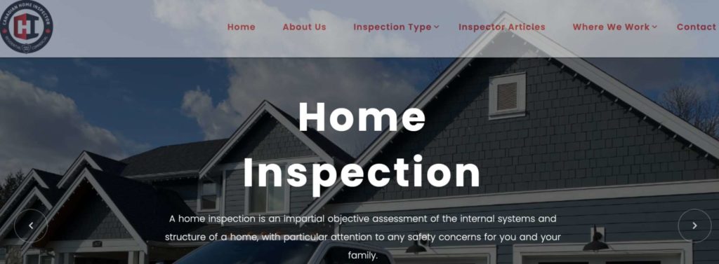 Canadian Home Inspector's Homepage