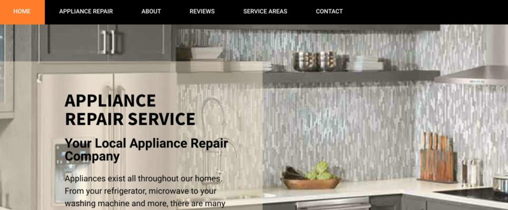 DNC Appliance Repair's Homepage