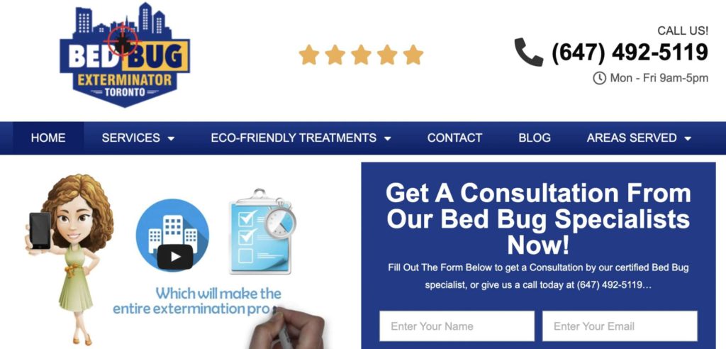 Bed Bug Exterminator's Homepage