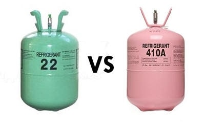 Can I use R-410A refrigerant on an AC unit that uses R22 Freon