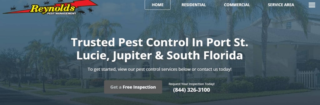 Reynolds Pest Management's Homepage