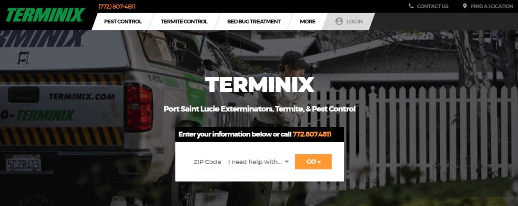 Terminix's Homepage