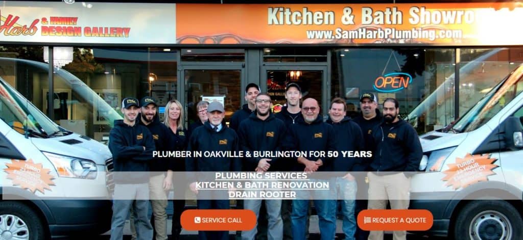 Sam Harb Plumbing's homepage